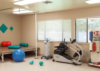 State of the art rehabilitation equipment at American River Center.